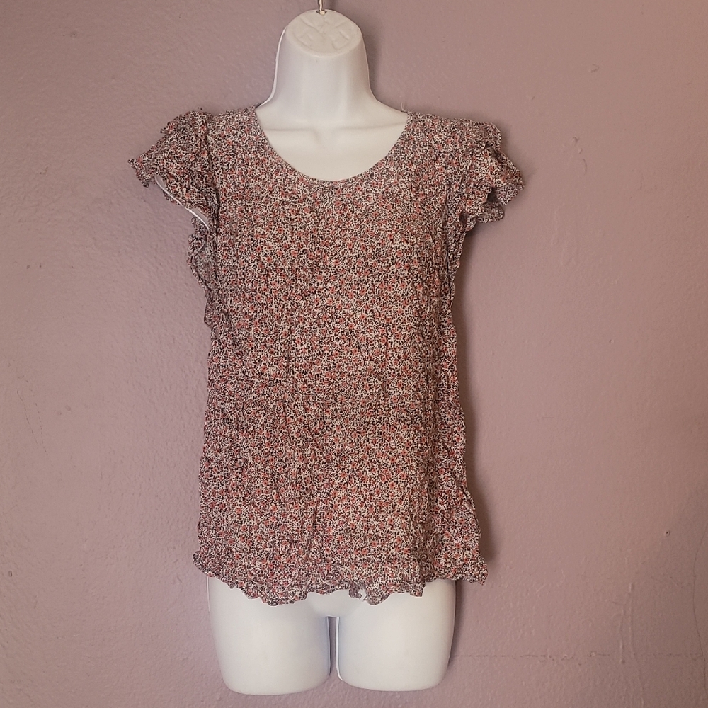 Cynthia Rowley Multicolor Floral Blouse